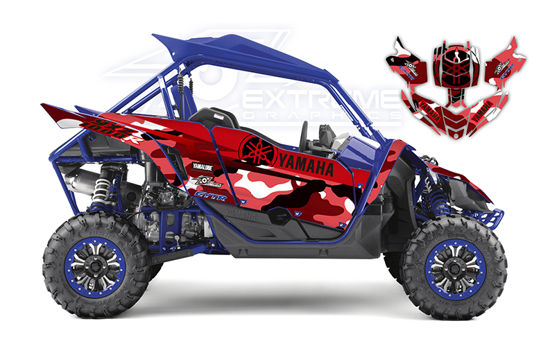 VINILOS YAMAHA YXZ 1000 ROJO