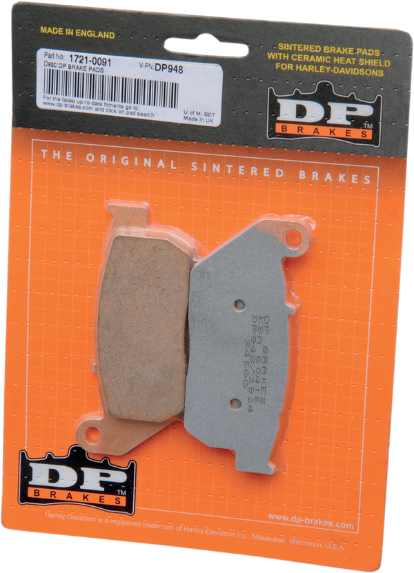 PASTILLAS DE FRENO SINTERIZADAS ESTÁNDAR DELANTERO DP BRAKES, BETA / GAS GAS/ HONDA / KAWASAKI / SUZUKI