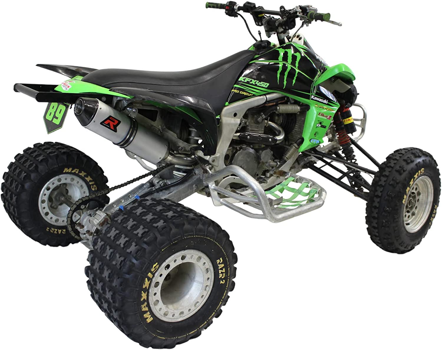 silenciador dominator + colector +db killer PARA KAWASAKI KFX 450 2008-2014 - Imagen 3