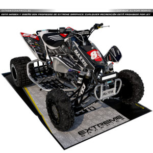 VINILO RACE HONDA TRX 450 PLASTICA NEGRA