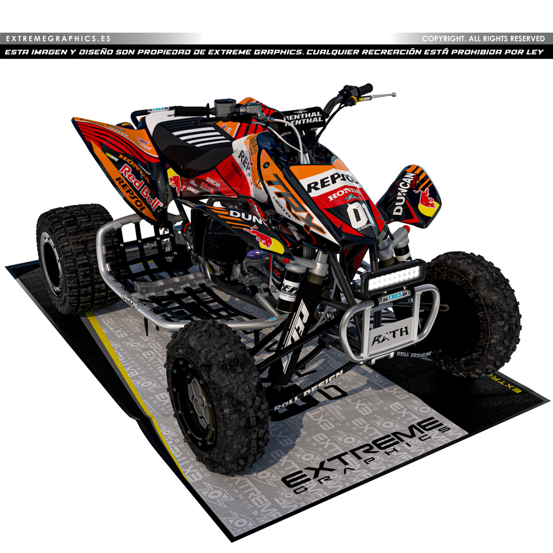 VINILO REPSOL HONDA TRX 450