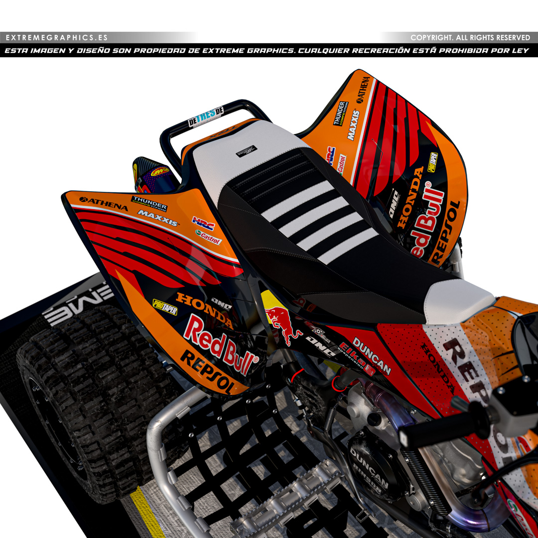 VINILO REPSOL HONDA TRX 450 - Imagen 3