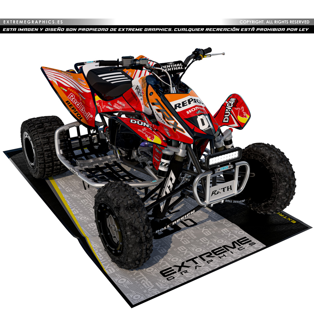 VINILO REPSOL HONDA TRX 450