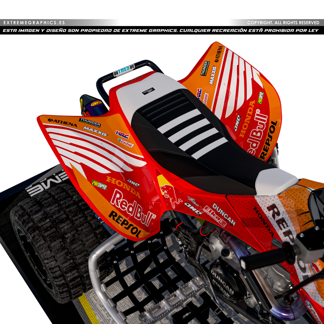 VINILO REPSOL HONDA TRX 450 - Imagen 3