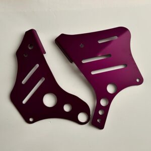Protección lateral chasis XRW anonizado lila- Suzuki LTZ 400