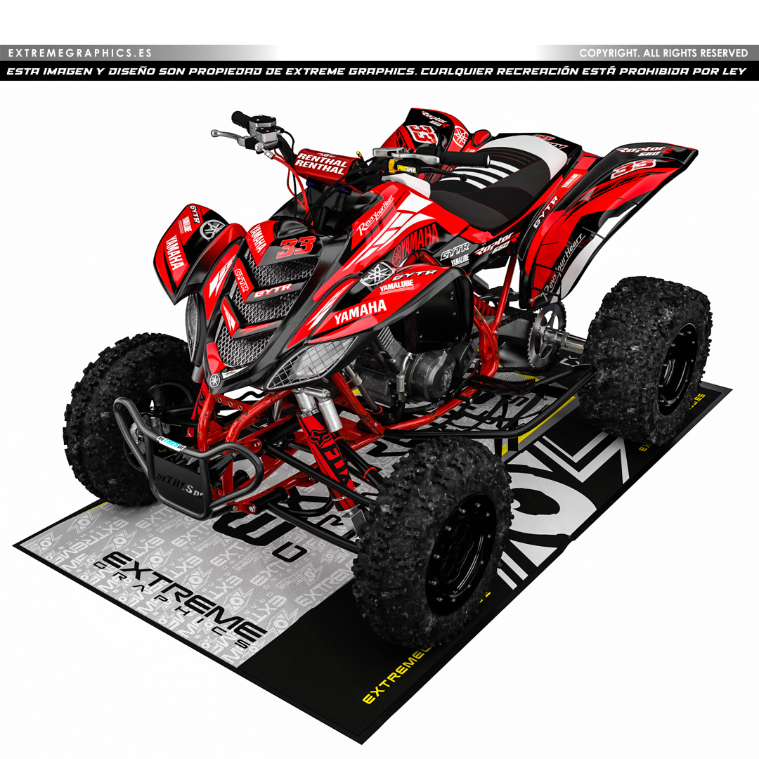 vinilo gytr rojo yfm 660