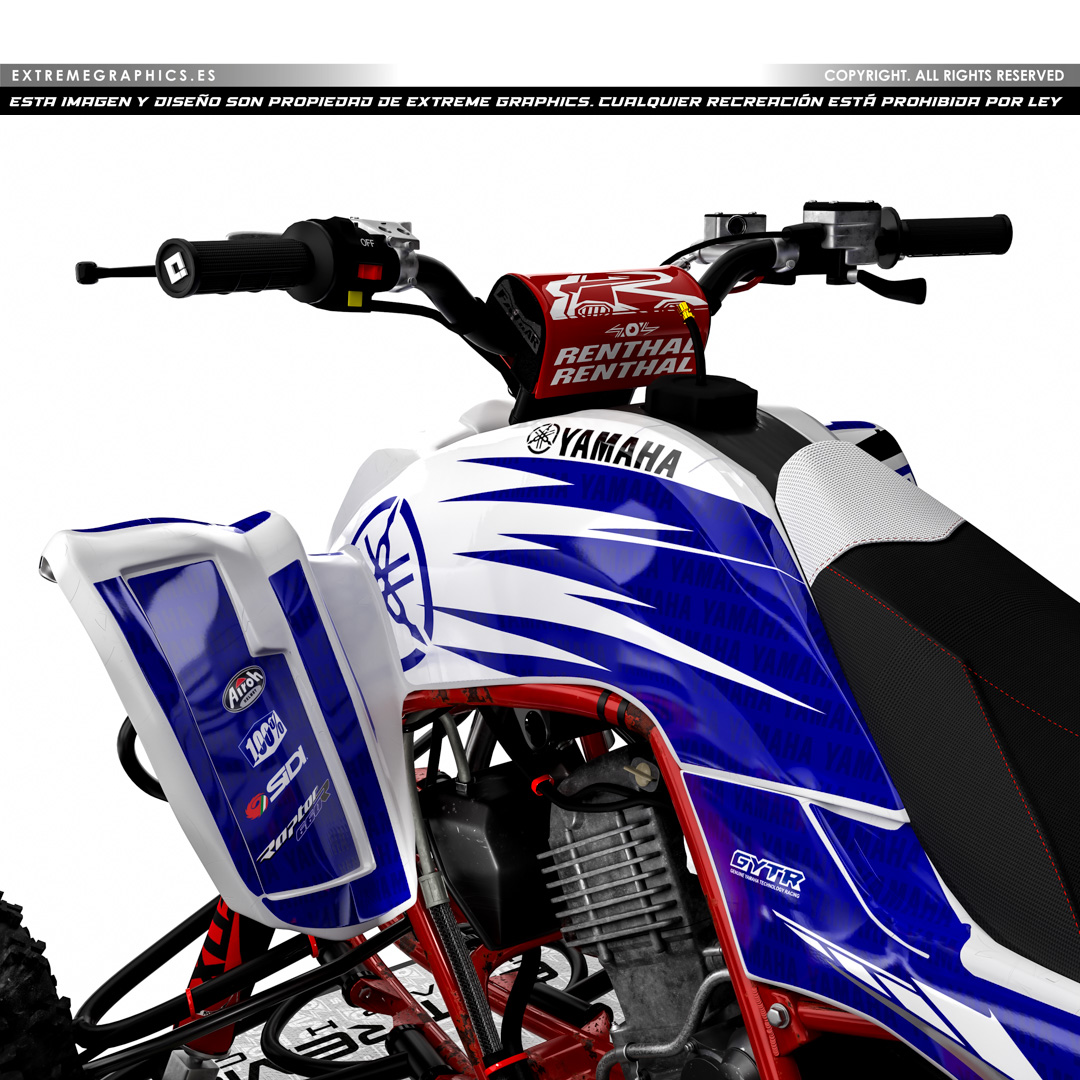 vinilo yamaha azul yfm 660 - Imagen 3