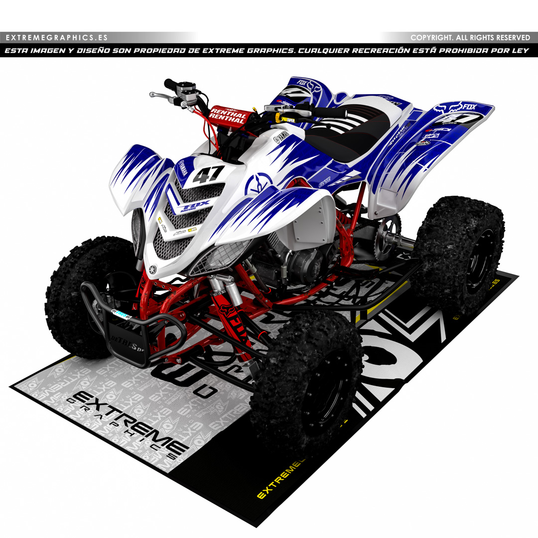 vinilo yamaha azul yfm 660