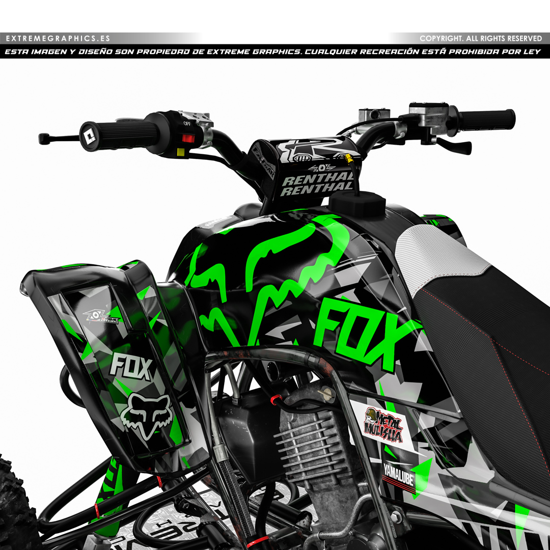 vinilo fox verde yfm 660 - Imagen 2