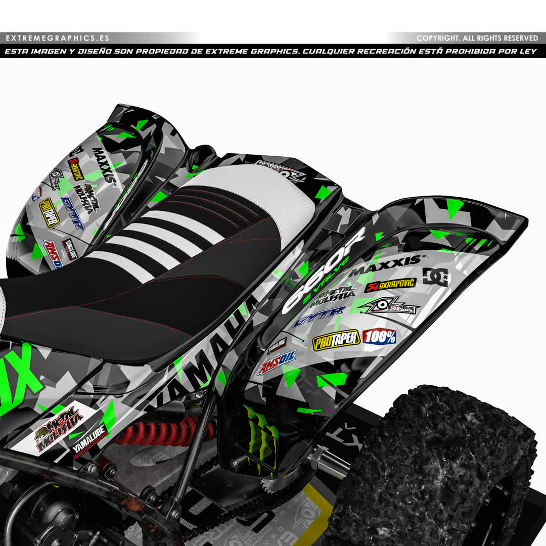 vinilo fox verde yfm 660 - Imagen 3