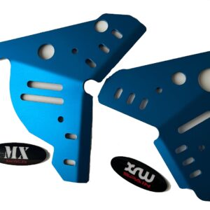 Proteccion lateral chasis azul anonizado - HONDA TRX 450