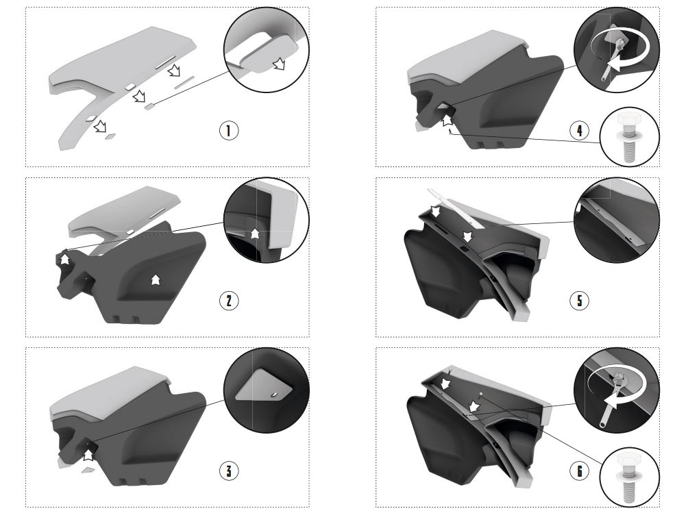 Bajo puerta en PHD PARA CF MOTO 1000 SPORT - Imagen 5