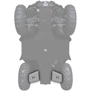 protector trapecios traseros en  aluminio kymco mxu 550-700 (2020+)