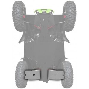 protector trapecios traseros en aluminio scrambler xp 1000 s 2020+