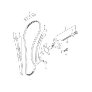 Tensor cadena distribucion original Suzuki LTR 450 (n7)