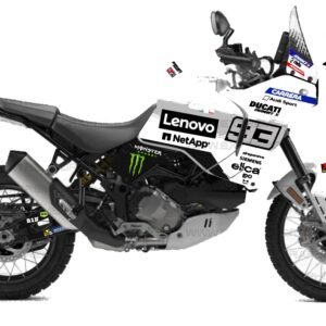 vinilo blanco para ducati desert