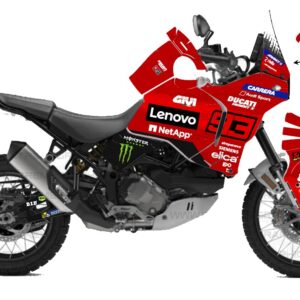 vinilo rojo para ducati desert