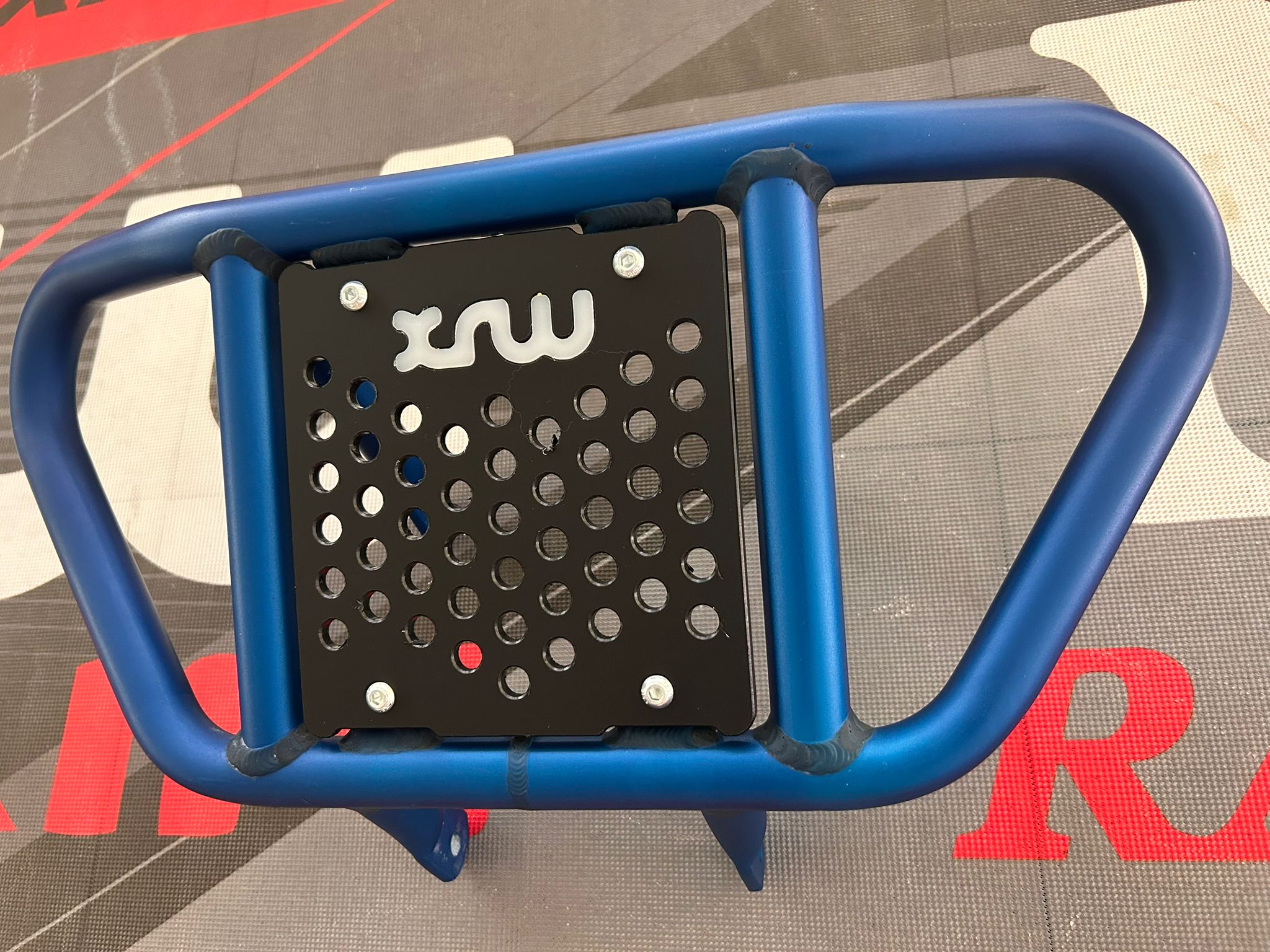 Defensa delantera azul anonizada X19 para suzuki ltz 400 - Imagen 2