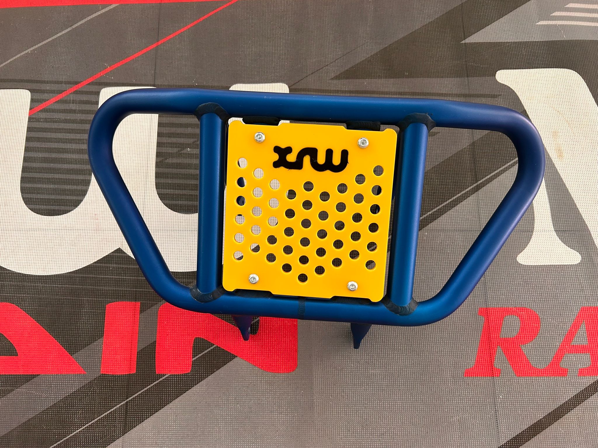 Defensa delantera azul anonizada X19 para suzuki ltz 400 - Imagen 4