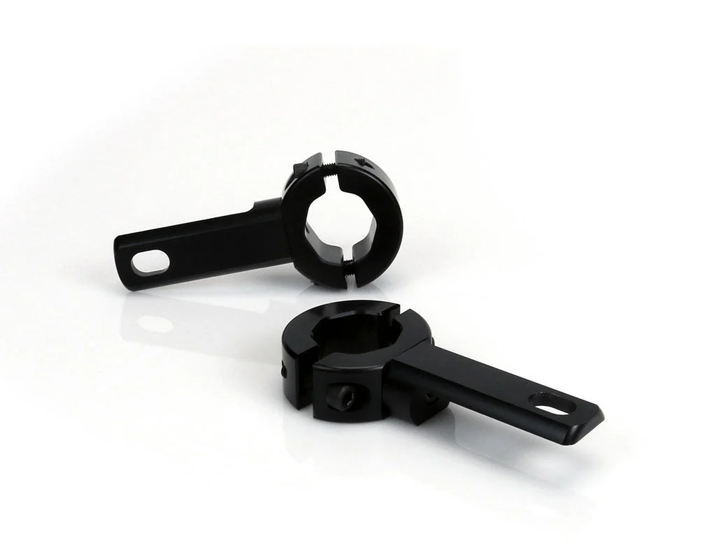 Soporte de luz de conducción - Abrazadera de barra articulada 21 mm-29 mm, negro para Yamaha Tenere 700