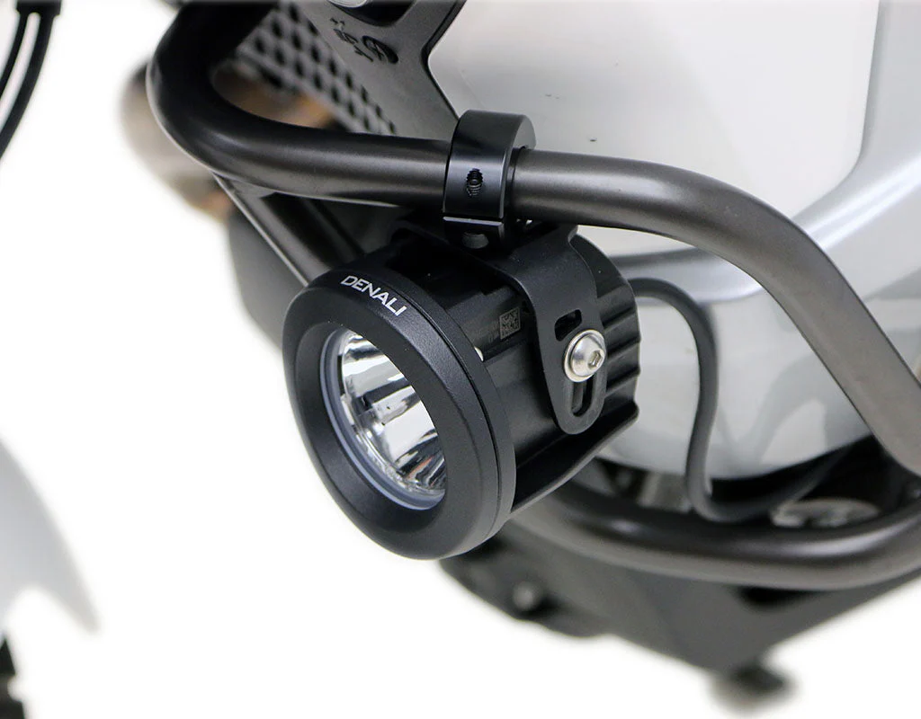 Soporte de luz de conducción - Abrazadera de barra articulada 21 mm-29 mm, negro para Yamaha Tenere 700 - Imagen 3