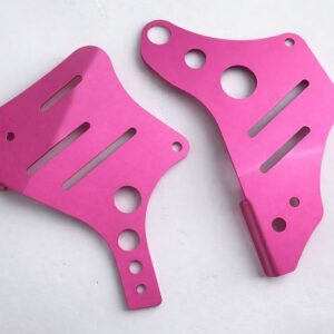Protección lateral chasis XRW anonizado fucsia - Suzuki ltz 400