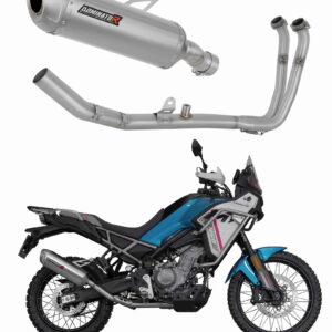 Sistema de escape Colector Silenciador S6 + dB killer para cf moto mt 450