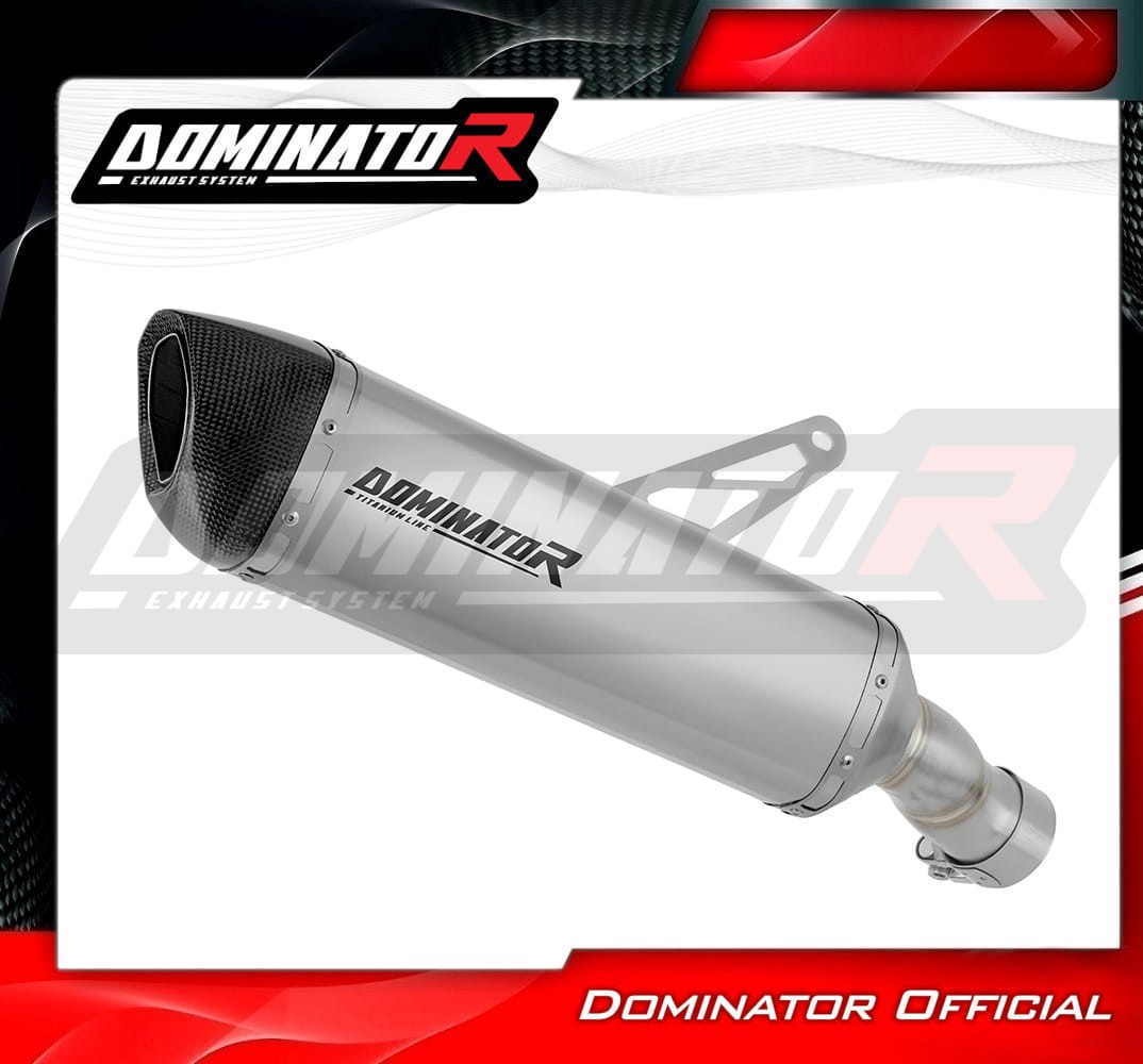 Silenciador Escape Titanio HP6 + dB killer para cf moto mt 450 - Imagen 2