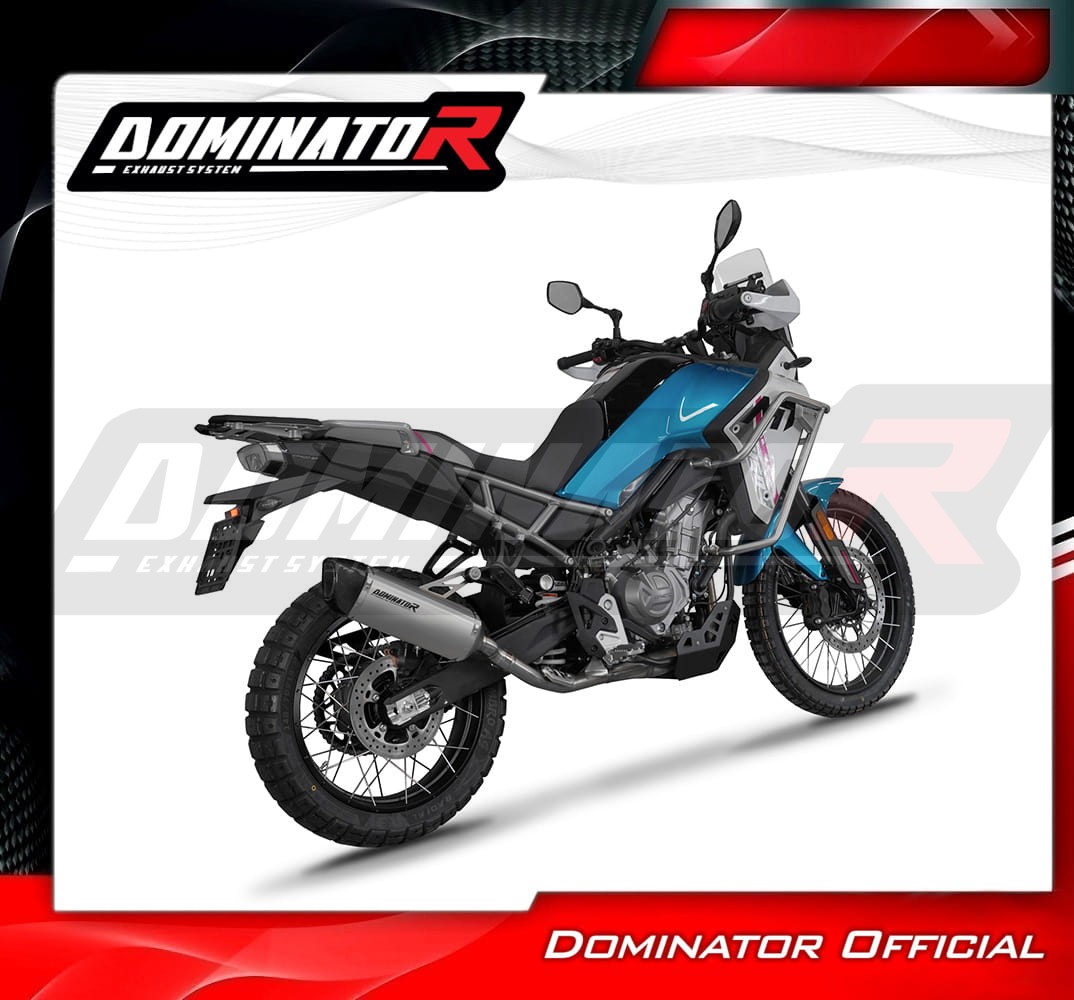 Silenciador Escape Titanio HP6 + dB killer para cf moto mt 450 - Imagen 3