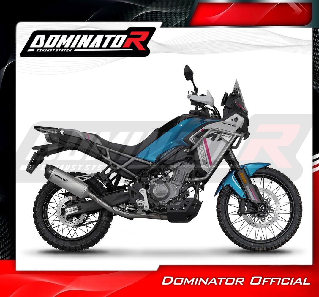 Silenciador Escape Titanio HP6 + dB killer para cf moto mt 450 - Imagen 4