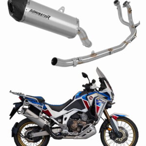 Sistema de escape Colector Silenciador Titanio HP7 + dB killer para honda 1100 l abs Africa Twin 2020-2023