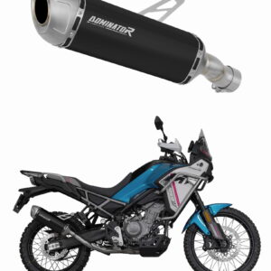 Silenciador Escape S6 NEGRO + dB killer para cf moto mt 450
