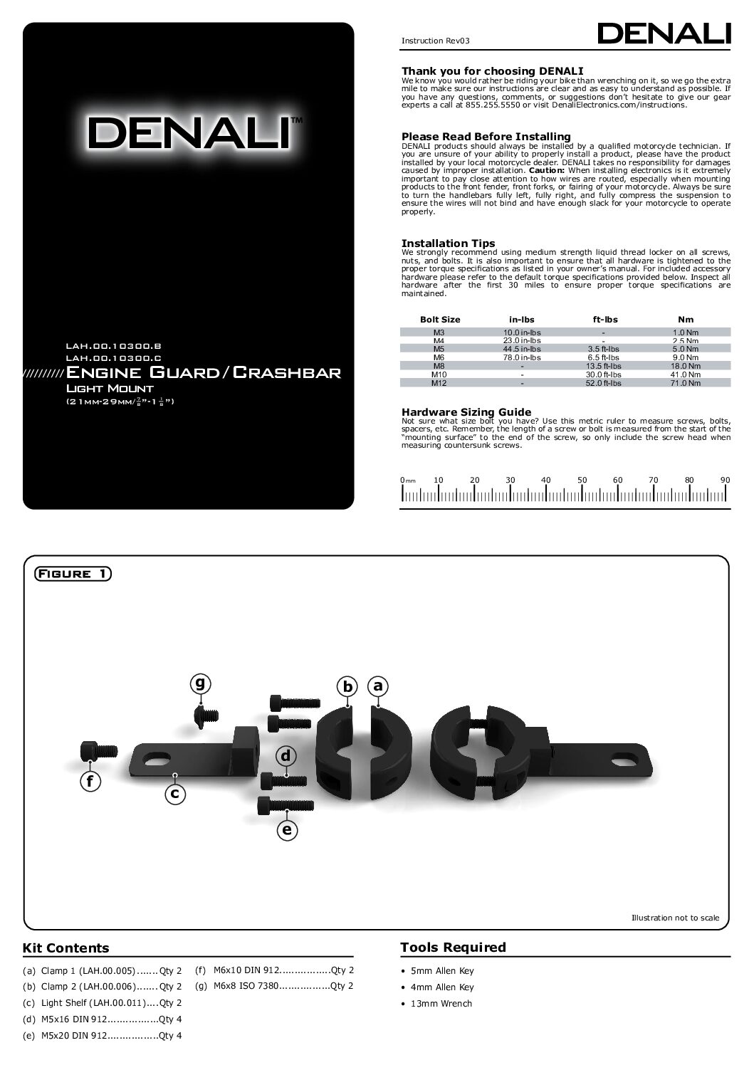 Soporte de luz de conducción - Abrazadera de barra articulada 21 mm-29 mm, negro - Imagen 5