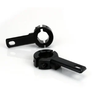 Soporte de luz de conducción - Abrazadera de barra articulada 21 mm-29 mm, negro